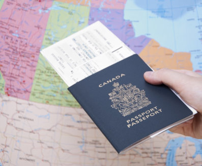 travel documents concept